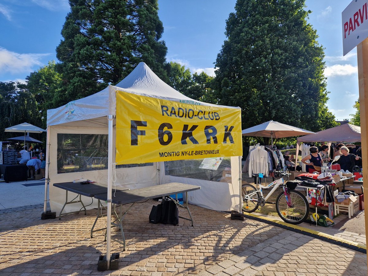F6KRK est present au vide-grenier de Montigny