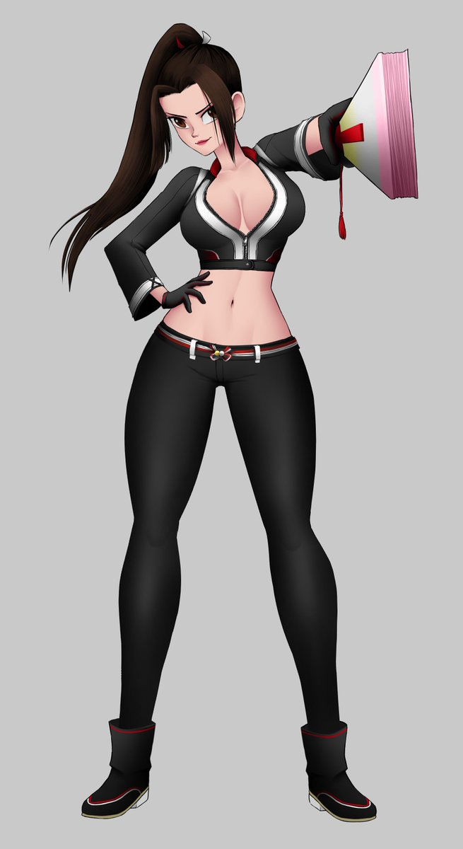 A fan art of Mai from the newest Fatal Fury.

I did a non pregnant version too.

#MaiShiranui  #pregnantart #pregnancy