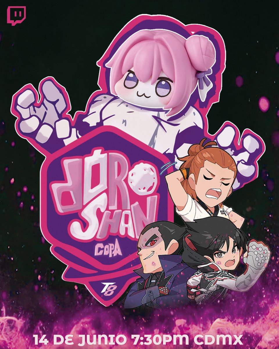 Tournament Poster Design ➡️ #TEKKEN8 
(#doro shan cup)