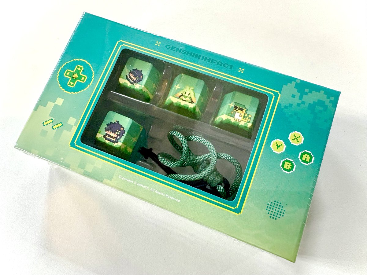 商品紹介》#原神 ナタ多彩ピクセルシリーズ キィニチ キーキャップ