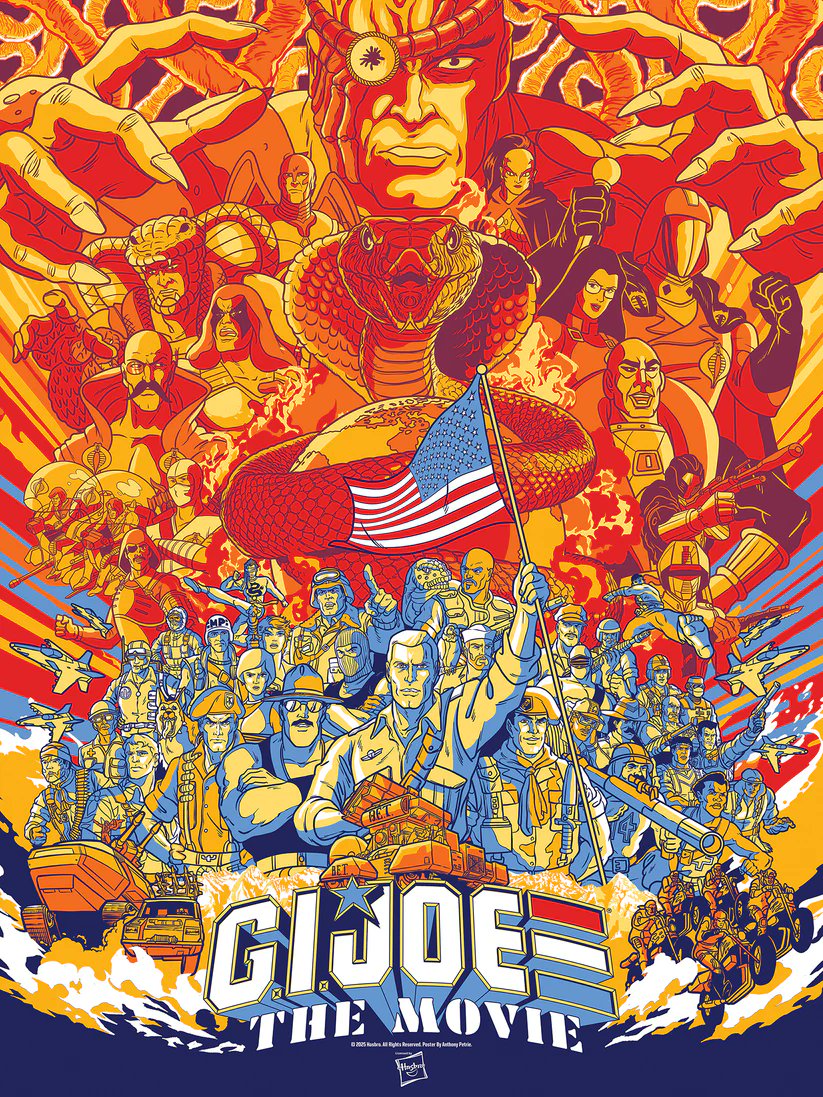 Cool Art - GI JOE THE MOVIE by #AnthonyPetrie <a href="/BottleneckNYC/">Bottleneck Gallery</a> #gijoe #cobra #cobracommander #art #artprint #saturdayart #artsaturday