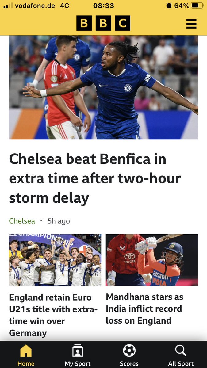 Really? Shouldn’t we be prioritising the u21’s victory?