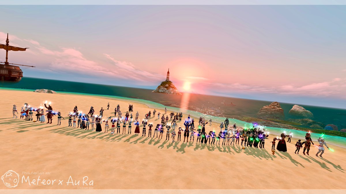 改めて、昨日の #アウラ紫水宮2025 
ありがとうございましたー🌺♡.*･ﾟ

SSはスタート時にみんなでペンライト振ってた時の…！いい景色！

至らない主催でしたが、ずーっと楽しい時間でした。参加してくださった皆様、応援してくださった皆様、本当にありがとうございました✧*｡
#めてうら #FF14SS