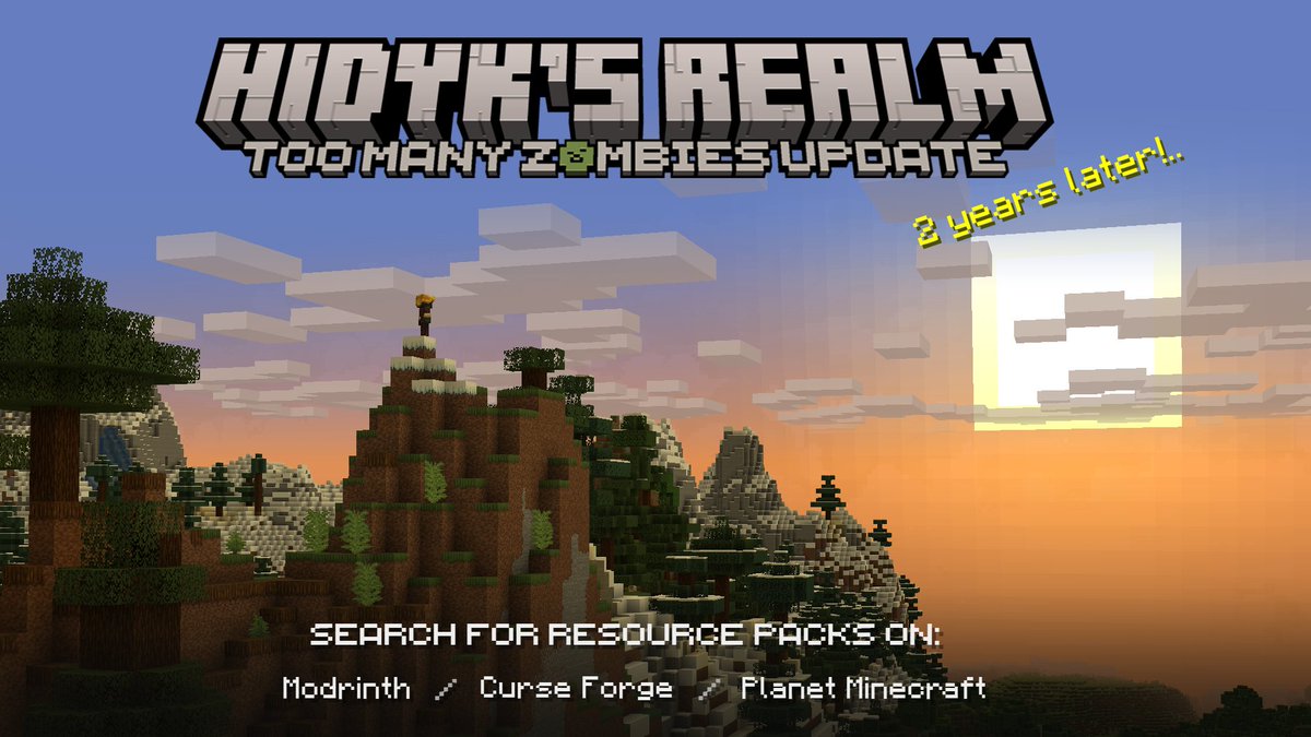 hidyk_official's tweet image. HIDYK's REALM 2.15 update has been released after 2 years of development!
You can find it on Modrinth, Curse Forge, and Planet Minecraft.
Thank you all for your patience!
#minecraft #pixelart #blockbench