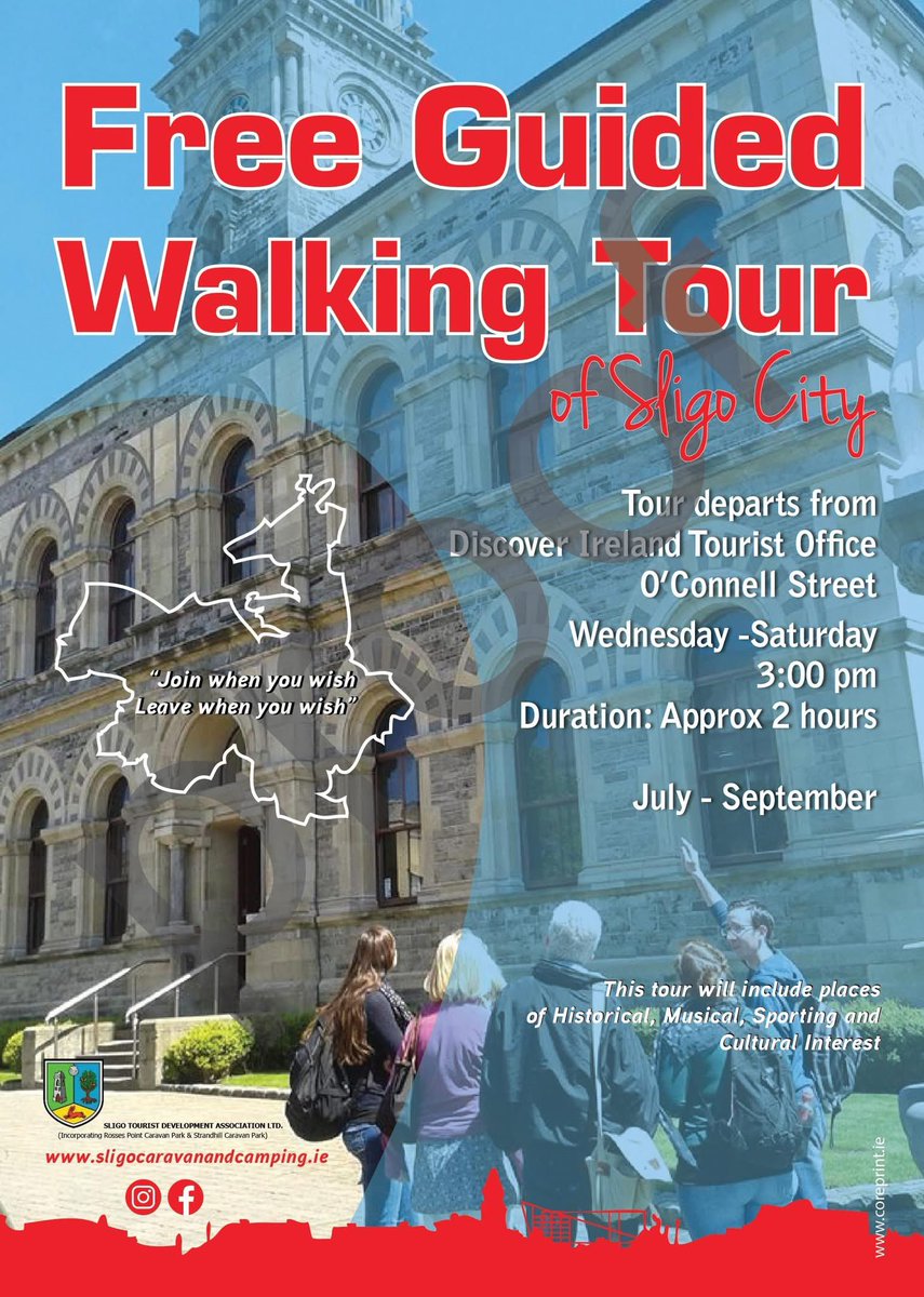 Sligo … free guided walking tour ⤵️⤵️