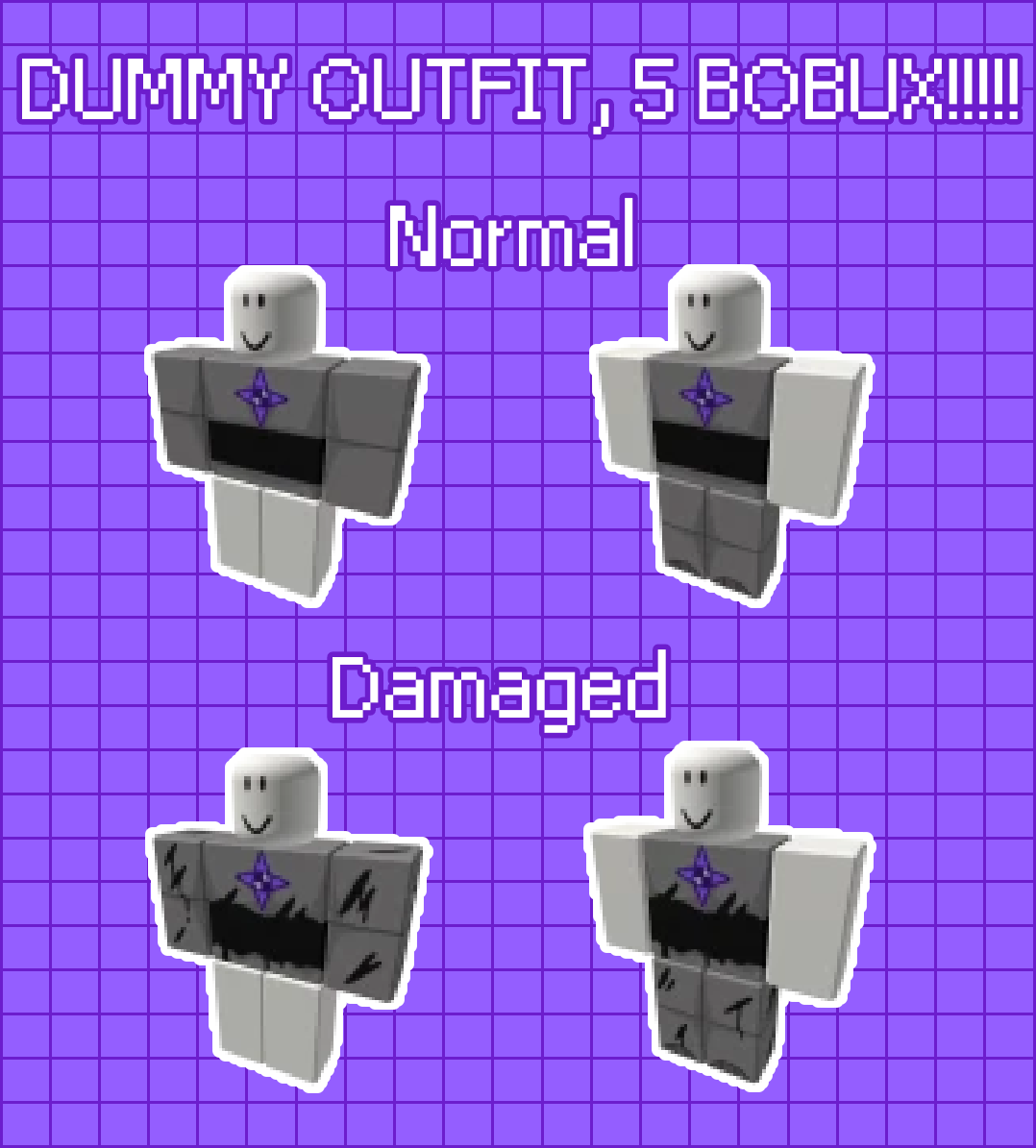 ArtfulRoses_'s tweet image. [[#RobloxHQseries]]
I made outfits of one of the characters, Fractal &quot;Dummy&quot; Void
(link in the replies)
#roblox #robloxart