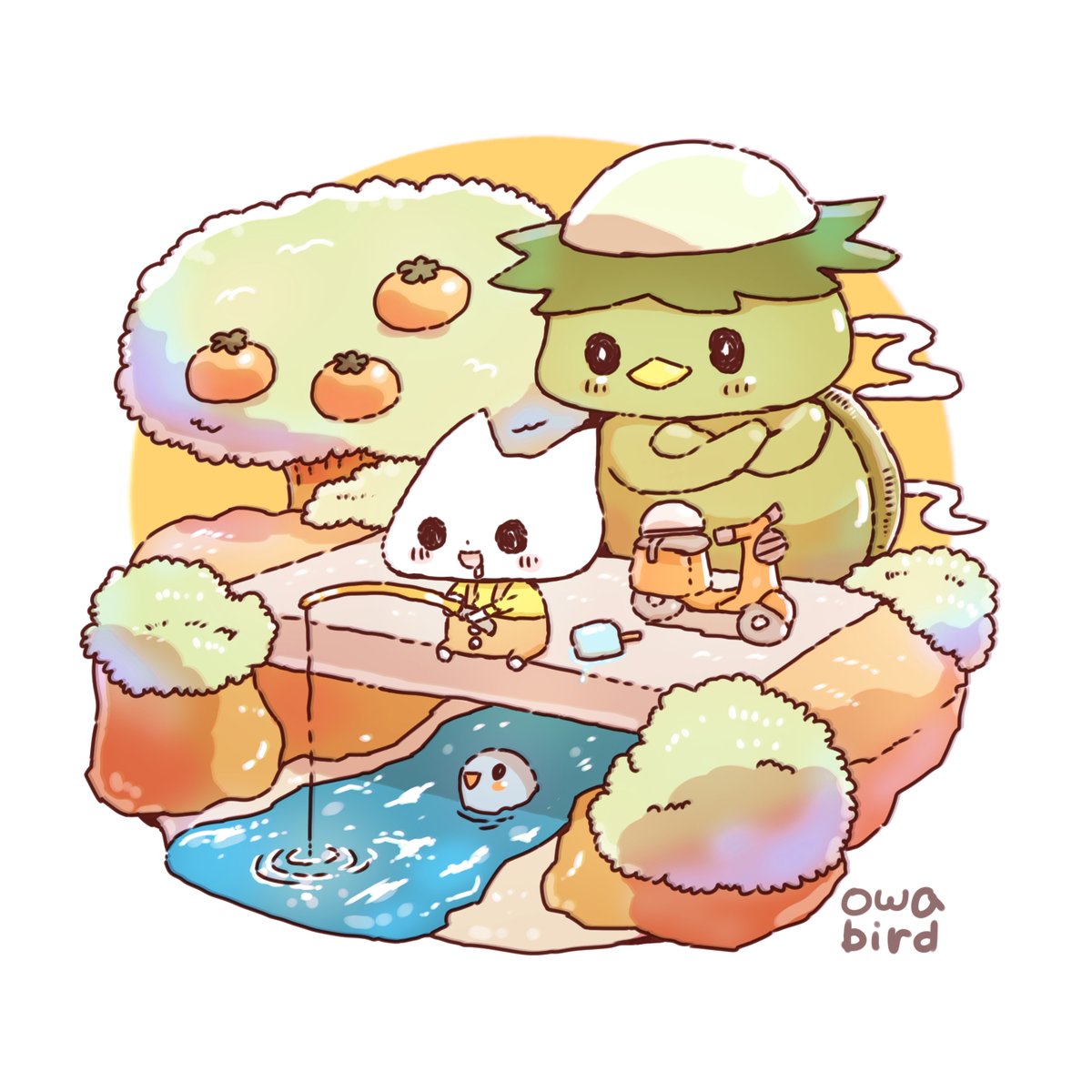 owabirdofficial's tweet image. #イラスト
#illustration