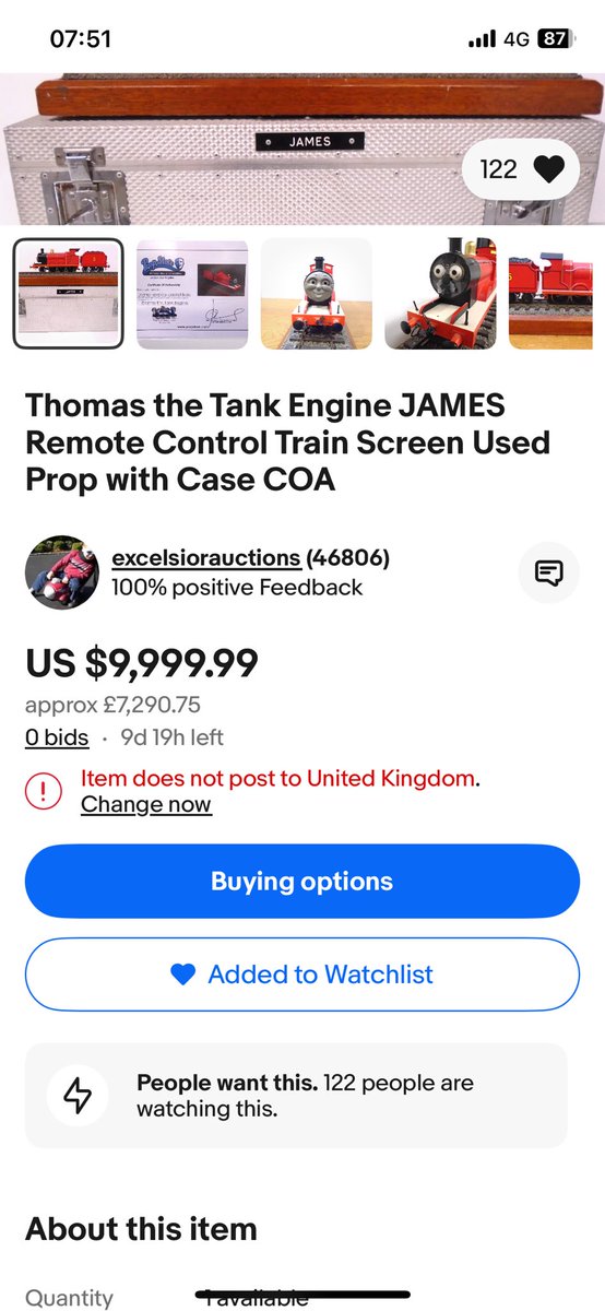 EmeraldTender's tweet image. Really?
Can’t send to the United Kingdom!