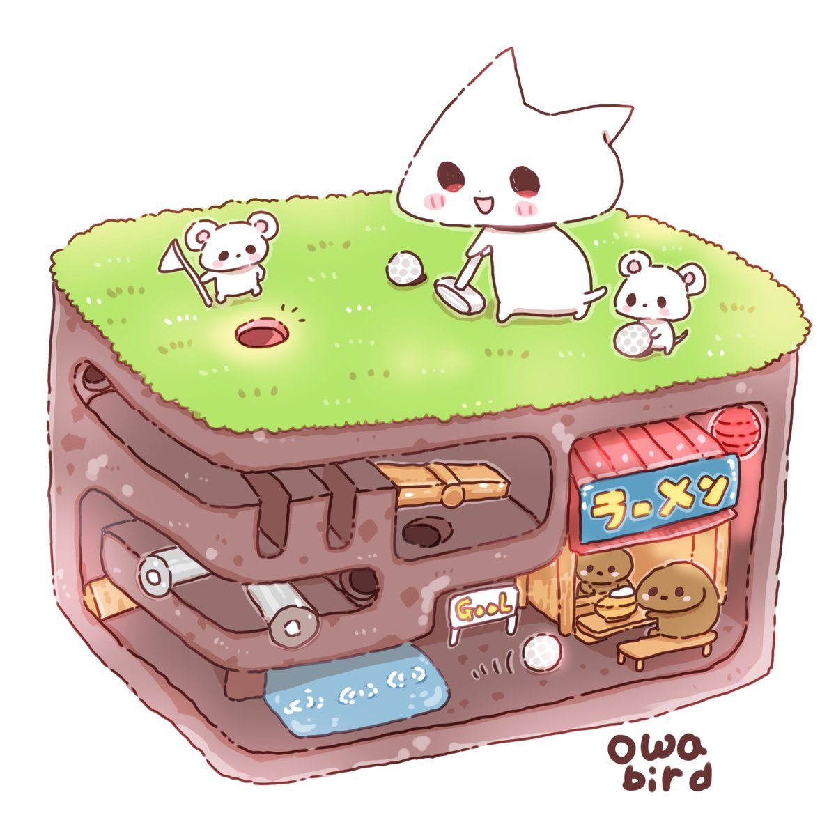 owabirdofficial's tweet image. #イラスト
#illustration