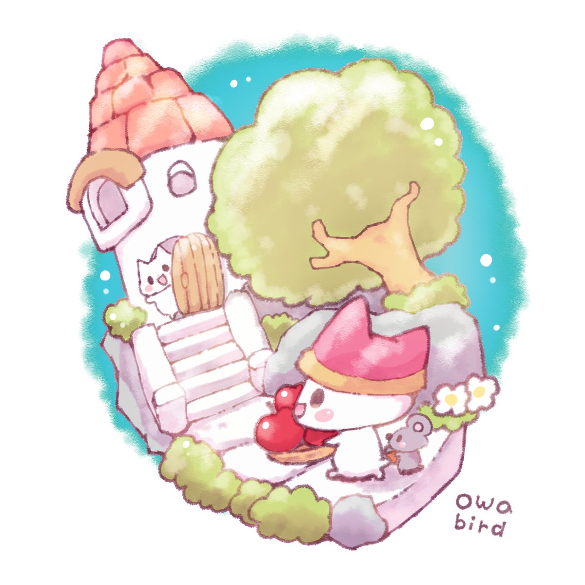owabirdofficial's tweet image. #イラスト
#illustration