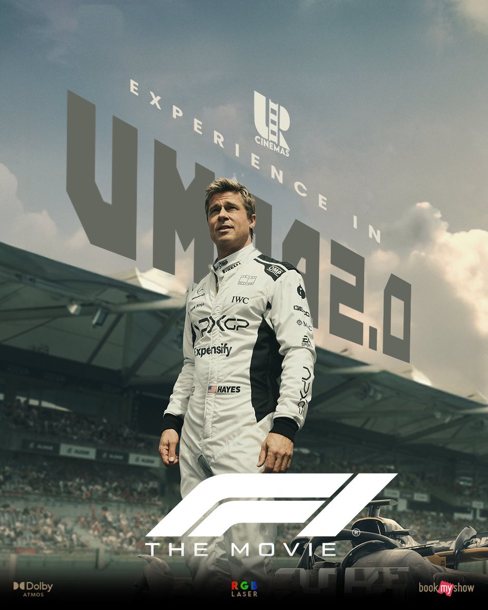 UmaaRajendra's tweet image. One of the best hollywood films in a very very long time 💥 The absolute feels and chills you get during the final race is totally unmatched 💯 Dont miss watching #F1 in the big screens near you!!!