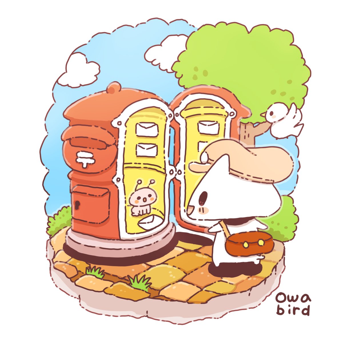 owabirdofficial's tweet image. #イラスト
#illustration
