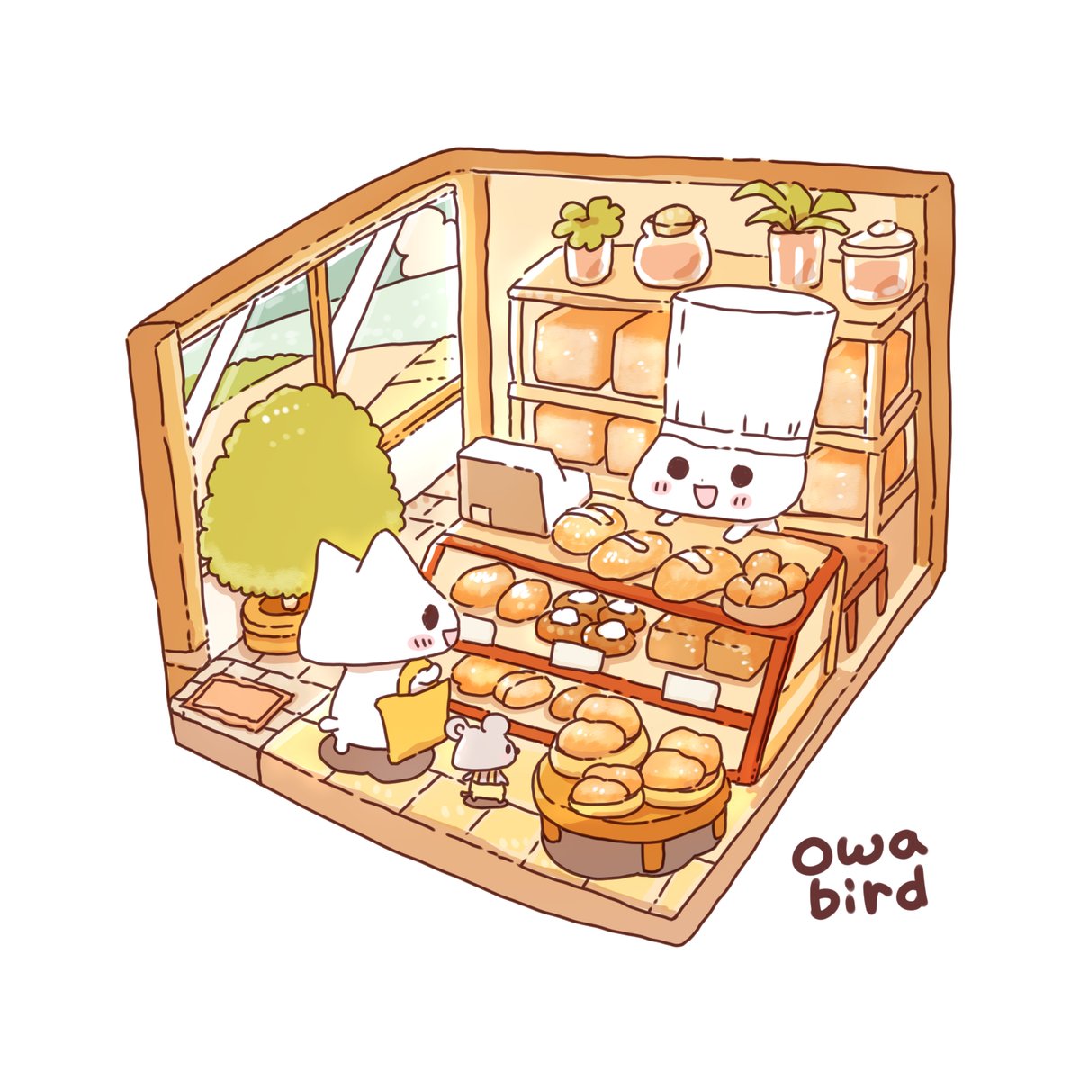 owabirdofficial's tweet image. #イラスト
#illustration