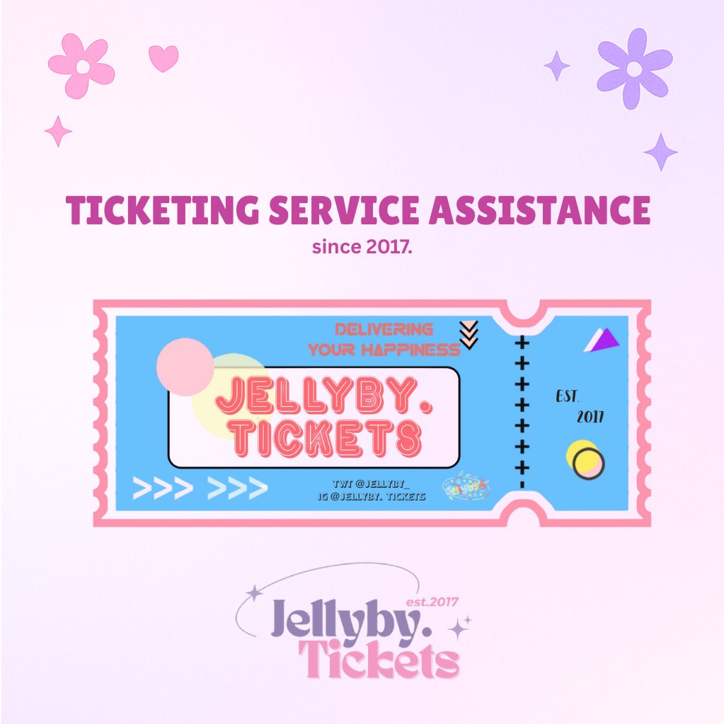 jellyby_tickets's tweet photo. WELCOME TO

✨— Jellyby’s Ticketing Service —✨ https://t.co/A2hc2CsiMQ