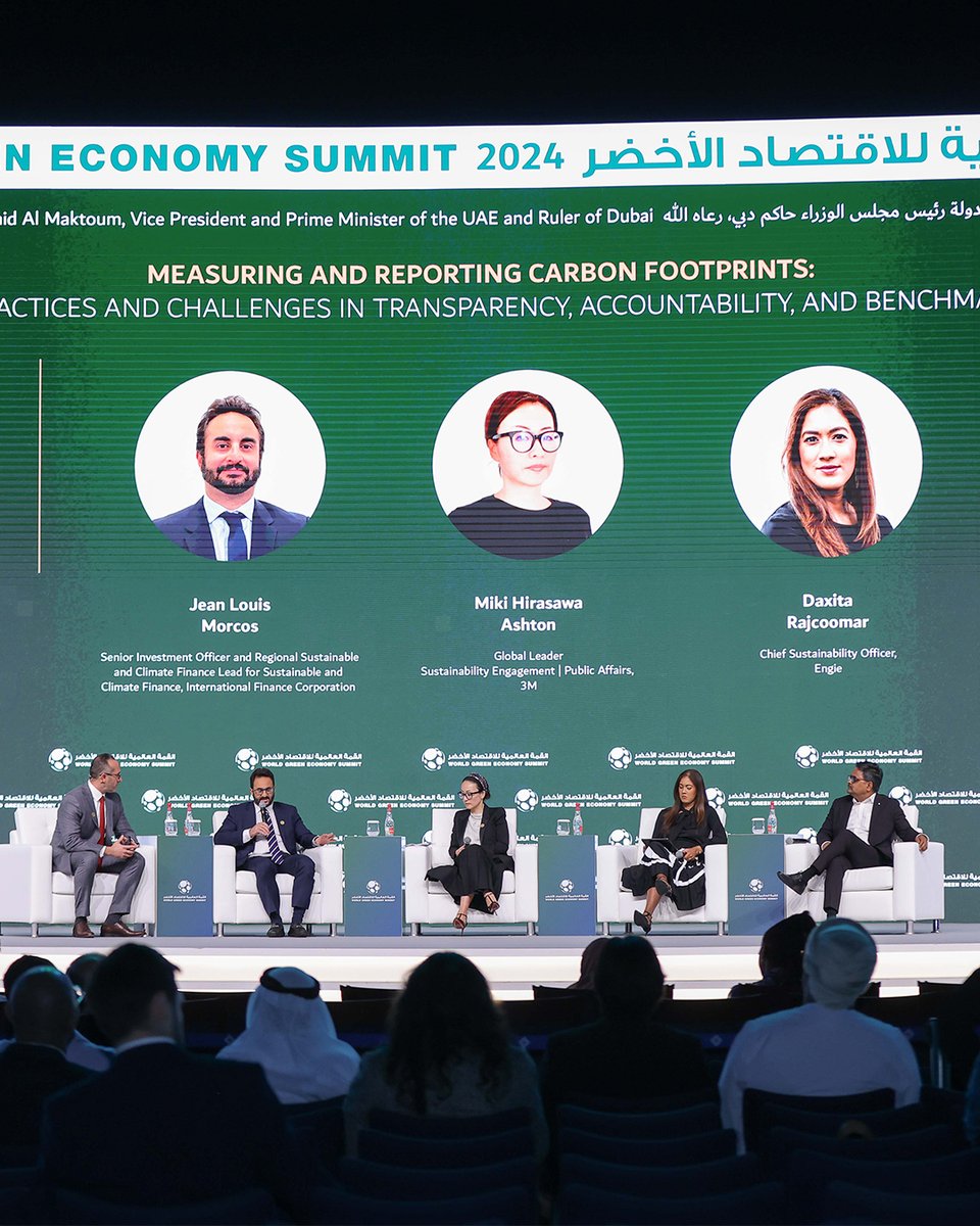 DEWA | Official Page (@dewaofficial) on Twitter photo Since its launch in April 2014, the <a href="/WGESummit/">WorldGreenEcoSummit</a> has become a key platform for advancing the transition to a sustainable green economy and supporting sustainable development, in line with the UAE's pioneering journey and global climate action efforts.
#DEWANews #WGES Since its launch in April 2014, the <a href="/WGESummit/">WorldGreenEcoSummit</a> has become a key platform for advancing the transition to a sustainable green economy and supporting sustainable development, in line with the UAE's pioneering journey and global climate action efforts.
#DEWANews #WGES