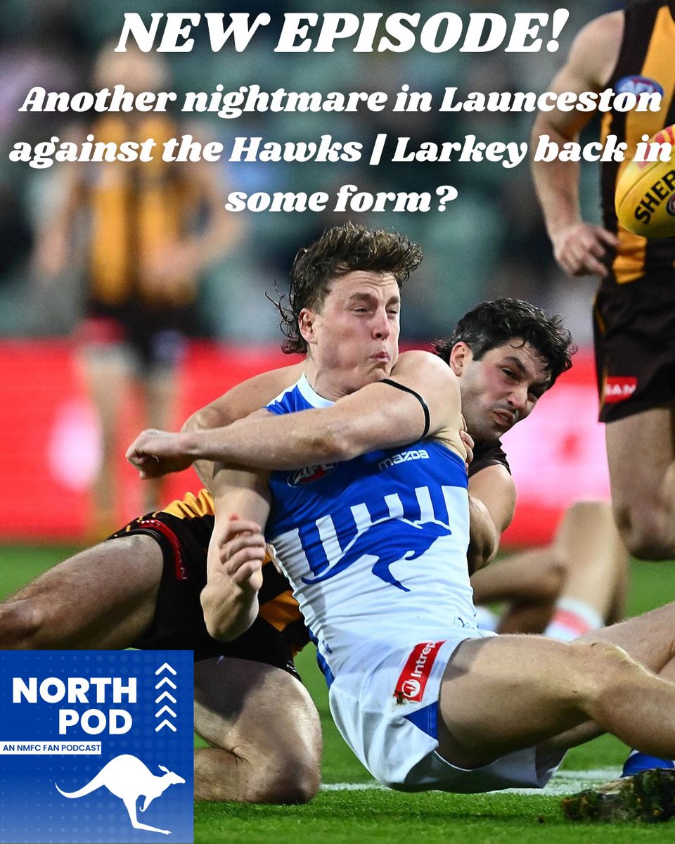 What even was that? One to forget against the Hawks, but what can we take away from it?

linktr.ee/northpod 

#nmfc #AFL #podcast