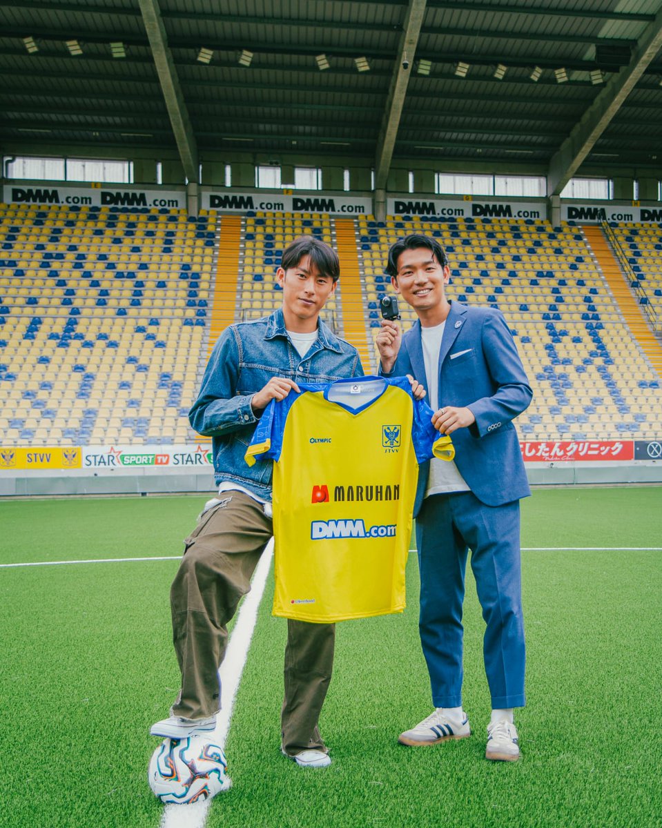 STVV_JP's tweet photo. #V・ファーレン長崎 から広報の方が🇧🇪ベルギーに来てくれました👏#松澤海斗 選手の新生活を一緒に見届けました‼️

🇧🇪🇯🇵 これからの発信もお楽しみに✨ 
#V・ファーレン長崎 の皆様、本当にありがとうございました💛💙

#vvaren @kaito_matsuzawa
#無くしものはありませんか https://t.co/Uv3CKxEwUC