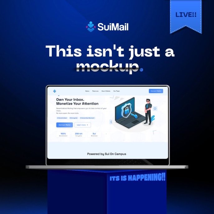 🦋Sui empowers creators and developers to build immersive, real-time Web3 experiences through its object-based model, instant finality, and seamless integration of Web2 logins.

Welcome <a href="/SUIMAIL_/">SUIMAIL</a> , your onchain mail box, get paid to receive mails🫶