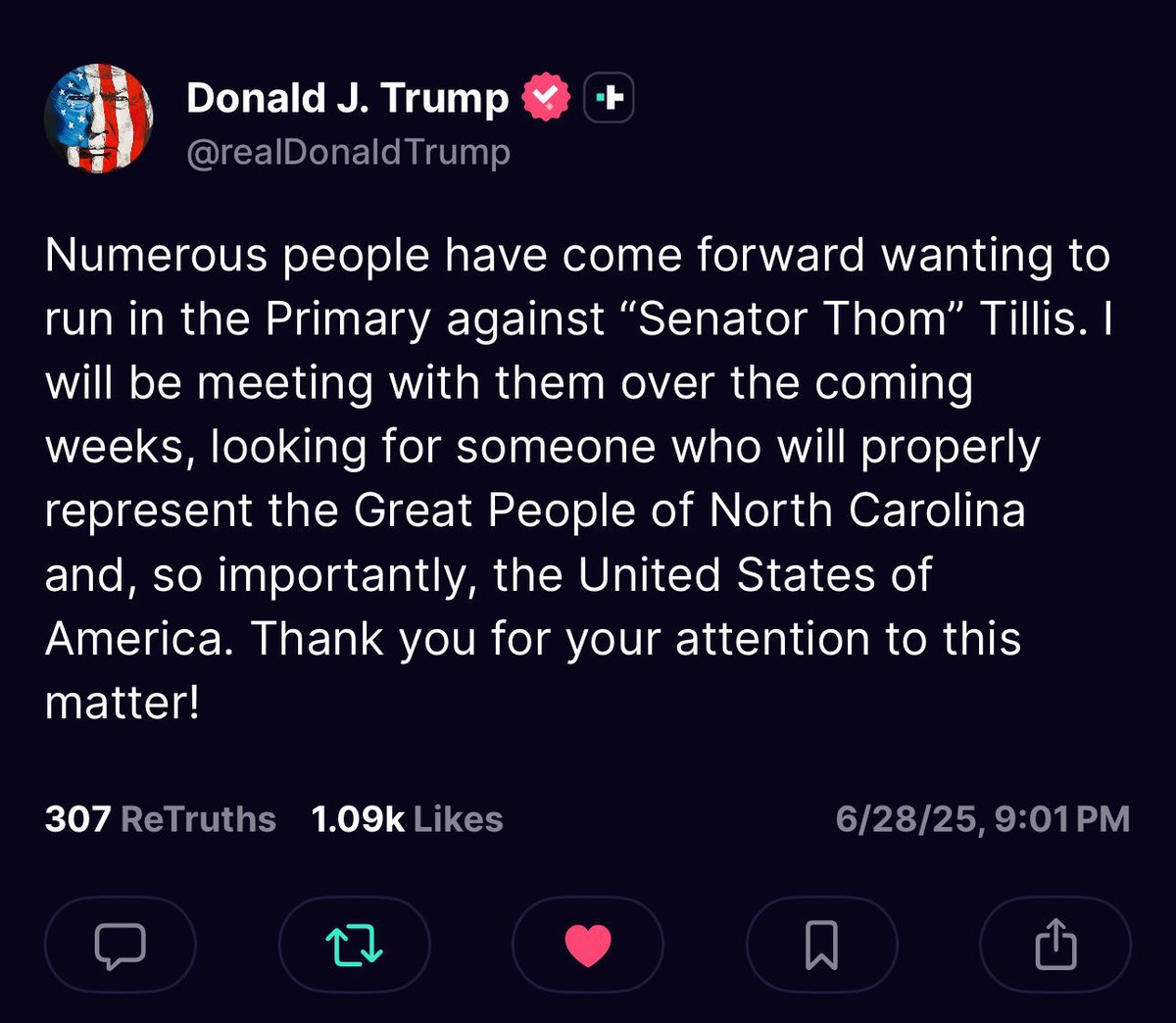 Jonathan Bridges (@bridgesfornc) on Twitter photo Personally, I think <a href="/RepMarkWalker/">Mark Walker</a> would have been a great choice if he wasn’t already Ambassador-Designate <a href="/IRF_Ambassador/">US Ambassador at Large for Int'l Religious Freedom</a>. President Trump deserves individuals that will fight for the America First agenda. #ncpol <a href="/MargoinWNC/">Margo</a> <a href="/SloanRachmuth/">Sloan Rachmuth</a> <a href="/LowCountryBK369/">LOW COUNTRY PATRIOT 369</a> Personally, I think <a href="/RepMarkWalker/">Mark Walker</a> would have been a great choice if he wasn’t already Ambassador-Designate <a href="/IRF_Ambassador/">US Ambassador at Large for Int'l Religious Freedom</a>. President Trump deserves individuals that will fight for the America First agenda. #ncpol <a href="/MargoinWNC/">Margo</a> <a href="/SloanRachmuth/">Sloan Rachmuth</a> <a href="/LowCountryBK369/">LOW COUNTRY PATRIOT 369</a>