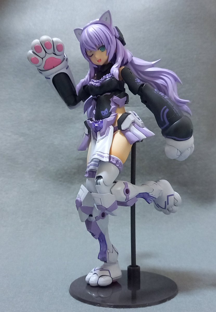 Gdb42Gh's tweet image. ドゥルガーI（ネコカブリーナ）
完成しました！
おかゆんの「ネコカブリーナ」MV衣装風カラーにしてみました