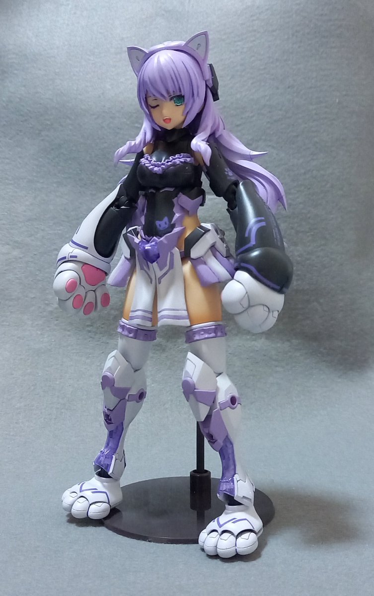 Gdb42Gh's tweet image. ドゥルガーI（ネコカブリーナ）
完成しました！
おかゆんの「ネコカブリーナ」MV衣装風カラーにしてみました