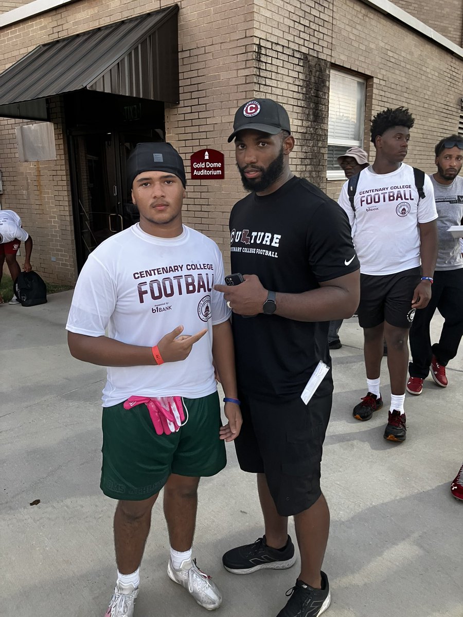 Jordan Kemp (@jordankemp2027) on Twitter photo Had a good time <a href="/Gents_Football/">Centenary Football</a> today glad I can learn new things and compete still things to work on
<a href="/coachbyrondawso/">Coach Byron Dawson</a> <a href="/qoachP/">Coach Preston</a> <a href="/CoachDunn1/">Dennis Dunn</a> <a href="/Coach3James/">Josh James</a> <a href="/On3Recruits/">On3 Recruits</a> <a href="/MDayneR21/">Dayne Reeves</a> <a href="/RecruitLouisian/">Recruit Louisiana™️</a> Had a good time <a href="/Gents_Football/">Centenary Football</a> today glad I can learn new things and compete still things to work on
<a href="/coachbyrondawso/">Coach Byron Dawson</a> <a href="/qoachP/">Coach Preston</a> <a href="/CoachDunn1/">Dennis Dunn</a> <a href="/Coach3James/">Josh James</a> <a href="/On3Recruits/">On3 Recruits</a> <a href="/MDayneR21/">Dayne Reeves</a> <a href="/RecruitLouisian/">Recruit Louisiana™️</a>