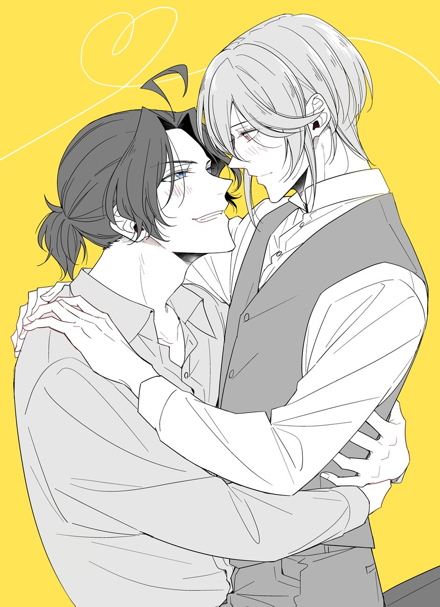 ari_ymr's tweet image. ペン調整のためにSWにイチャついてもらったフリート