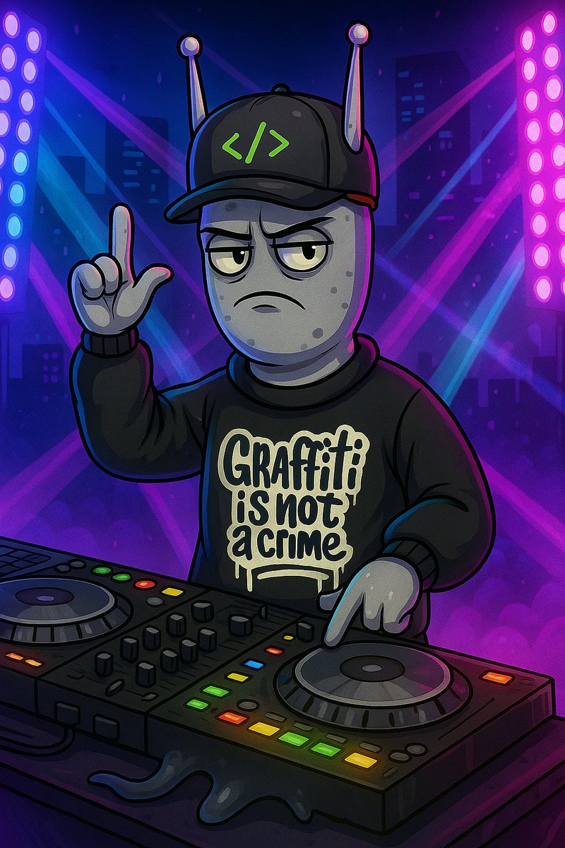 🎶 The beat drops, the presale pops.
$SLUGDUDES spinning through the blockchain like Kendrick on the mic and Outkast on the vibes 🎧🐌
This ain’t just Web3 — it’s culture.
Metallica energy, Solana speed. LET’S GO.
🎛️ DJ Slug’s got the decks. You bring the bags.
Presale live now.