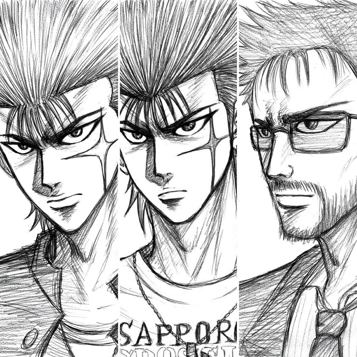 ケン坊 昨日は今コツコツ描いてるケン坊の漫画取材してきた。 不良に新しい事