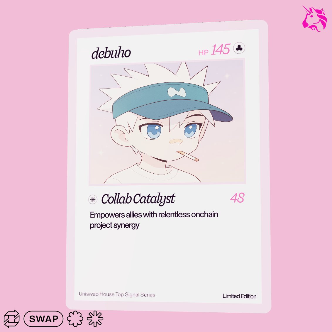 Just pulled a grail

Check out my <a href="/Uniswap/">Uniswap Labs 🦄</a> trading card 🦄