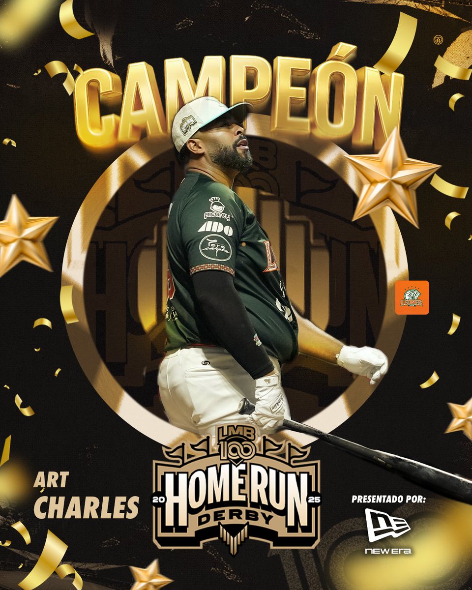 Art Charles es campeón del Home Run Derby LMB 2025