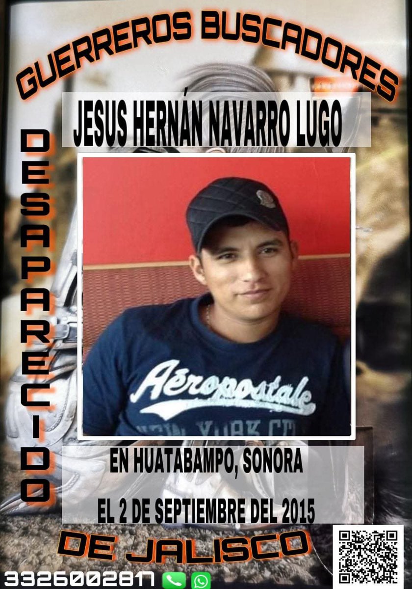 Guerreros buscadores de jalisco (@guerrerosjalisc) on Twitter photo 10 AÑOS SIN JUSTICIA! Lamentamos la ineficiencia de <a href="/fgjesonora/">Fiscalía de Sonora</a> Fiscal Gustavo Romulo Salas,
en el caso de Jesús Hernán Navarro Lugo, hermano de nuestra líder Indira Navarro, desaparecido el 2 de septiembre de 2015. La carpeta de investigación estuvo perdida 8 años, reflejando 10 AÑOS SIN JUSTICIA! Lamentamos la ineficiencia de <a href="/fgjesonora/">Fiscalía de Sonora</a> Fiscal Gustavo Romulo Salas,
en el caso de Jesús Hernán Navarro Lugo, hermano de nuestra líder Indira Navarro, desaparecido el 2 de septiembre de 2015. La carpeta de investigación estuvo perdida 8 años, reflejando