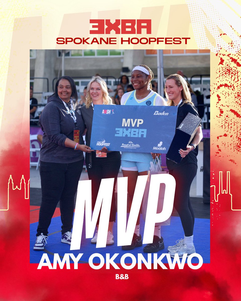 Meet your 2025 3XBA MVP, Amy Okonkwo! 

#3XBASpokane #Hoopfest2025