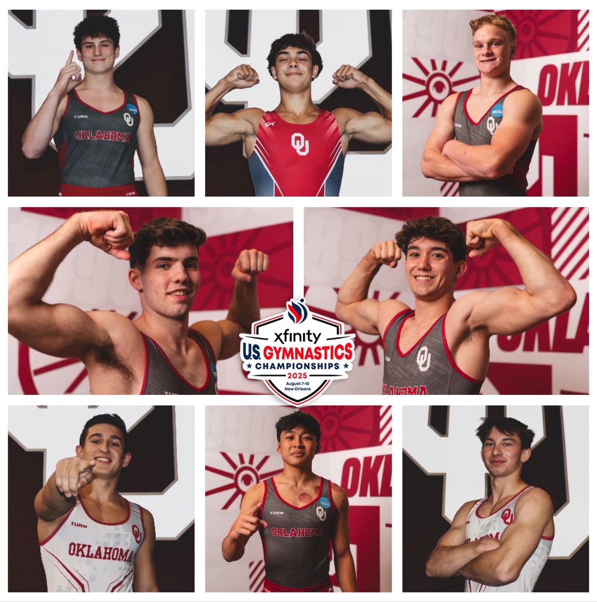 8️⃣ Sooners headed to #XfinityChamps next month in New Orleans 🇺🇸

Fuzzy Benas
Sasha Bogonosiuk
Kelton Christiansen
Nick Cruz
Alex Deubler
Alex Noel*
Nathan Roman
Jackson Rendon*

*junior division