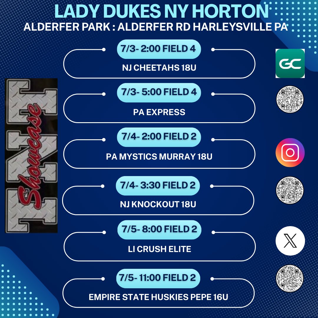 The schedule is out for the TNT Showcase. Our TEAM is ready and can’t wait to connect with some college coaches!@TNTTournaments