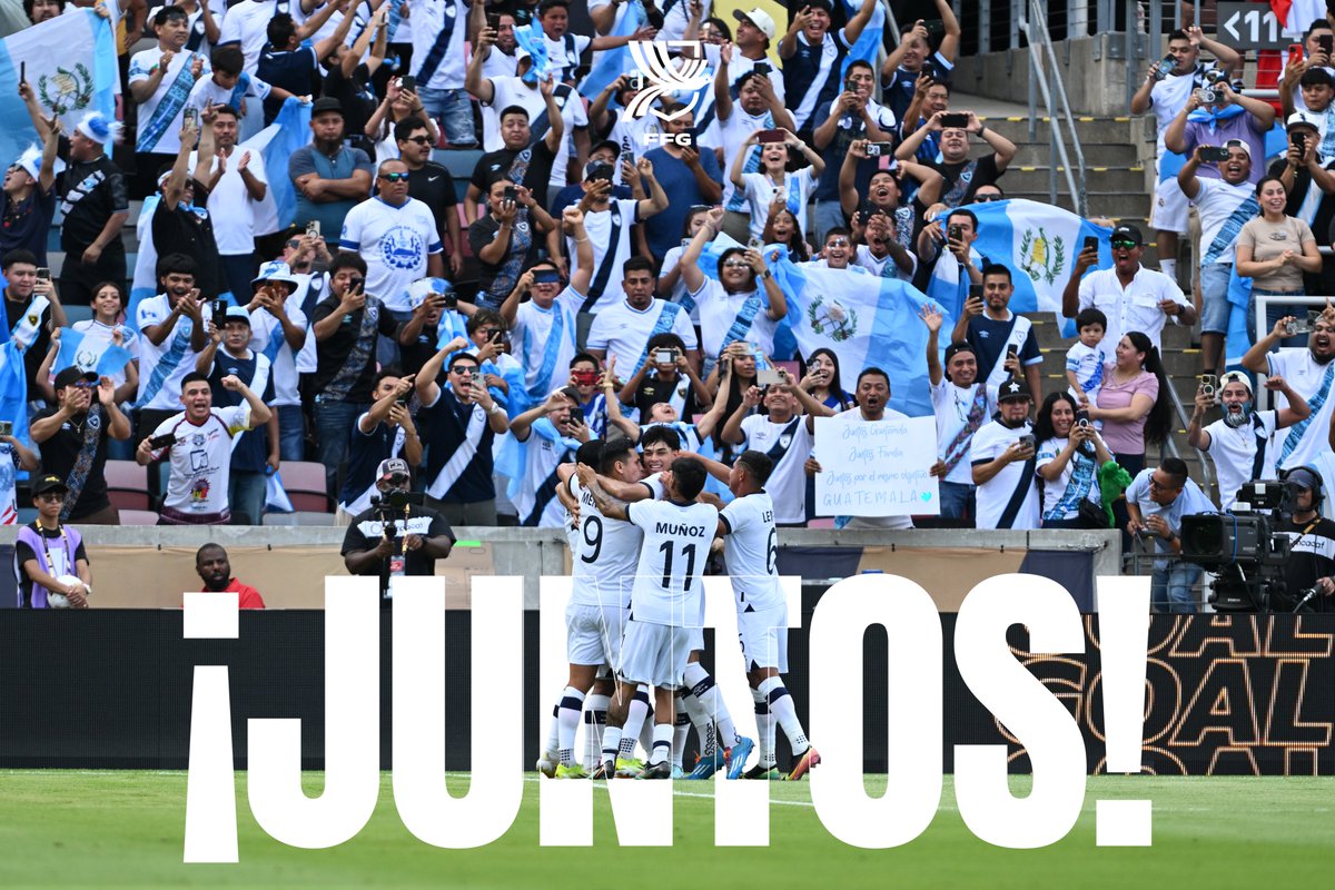 fedefut_oficial's tweet photo. ¡¡𝗝𝗨𝗡𝗧𝗢𝗦 𝗚𝗨𝗔𝗧𝗘𝗠𝗔𝗟𝗔!! 

🇨🇦ᴄᴀɴᴀᴅᴀ́ 🆚 ɢᴜᴀᴛᴇᴍᴀʟᴀ🇬🇹
•  ᴄᴏᴘᴀ ᴏʀᴏ 𝟤𝟢𝟤𝟧  •  

#ModoSelección #VamosGuate #SeleMayor 💙💪🏽⚽️🇬🇹 https://t.co/gigej7d1vv