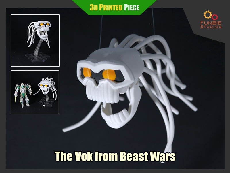 FunbieStudios's tweet photo. Scheming mysteriously in the background, the Vok watched and manipulated both of the warring factions, and now a small number of them have invaded our webstore!

Grab them at https://t.co/fK0YLjmh7s 😊
.
.
.
.
.
#3dprint #transformer #beastwar #vok https://t.co/xz2S3UKXTe