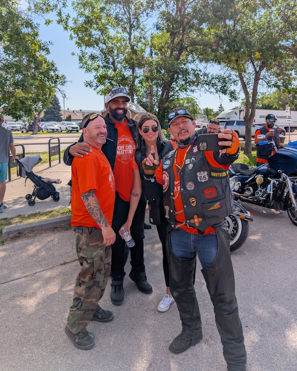 Thank you to my brother Bava and the Dhillon family for inviting me to the 5th annual #EveryChildMatters Ride—to ride as one community and “wahkohtowin” (kinship) among all peoples.

I was humbled to join over 50 Manitobans today to ride in honour of the lives taken and survivors