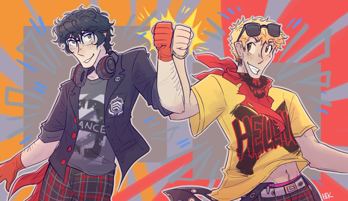 #P5SpinoffWeek2025 Day 7 - Free Day
I had to sneak some pegoryu in ok its my event my rules.