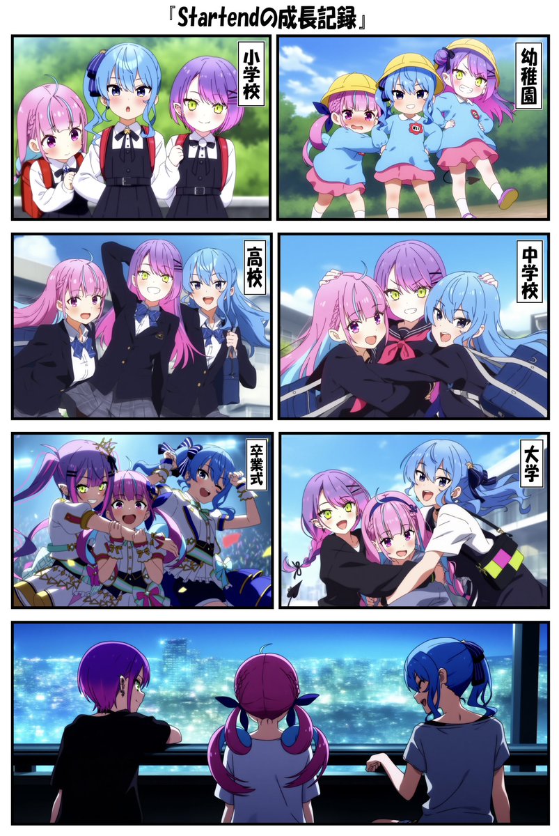 abm8j's tweet photo. リクエスト「スタテンの成長記録」
またどこかで…🥺
#ホロライブ #hololive #AIart https://t.co/ip4heTRcrO