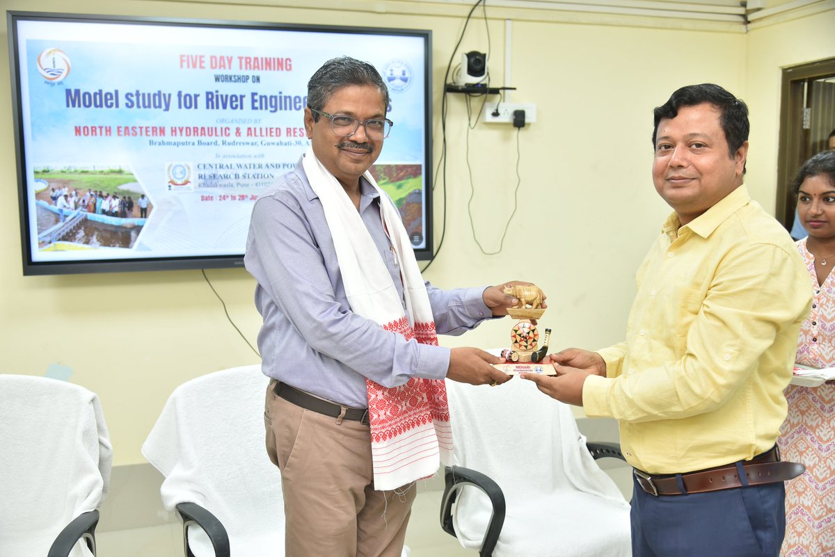 The 5-day training session on "Hydraulic Model Studies for River Engineering Works" successfully concluded June 28th, 2025. The program included various topics such as an introduction to hydraulic and numerical modeling, hands-on sessions with HEC-RAS software, GIS, HEC-HMS,