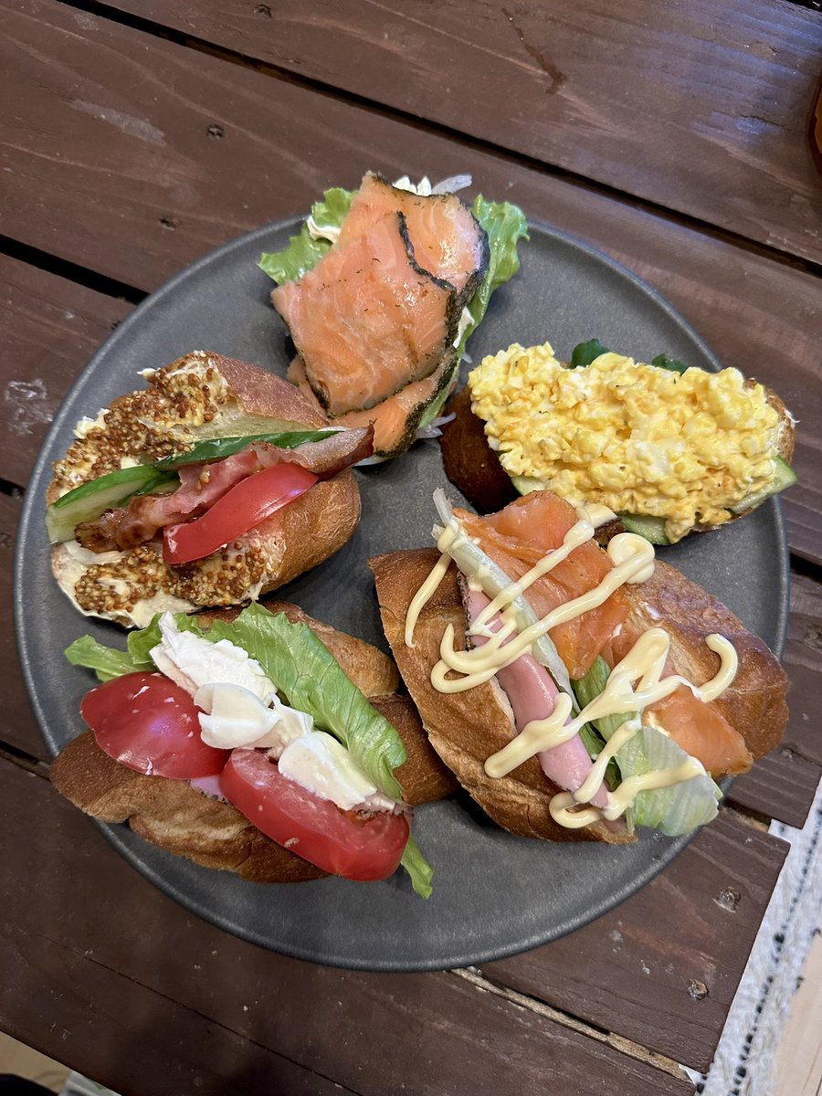 むくむぎ2点セットです❤ 今日はサンドイッチパーチーです🥪