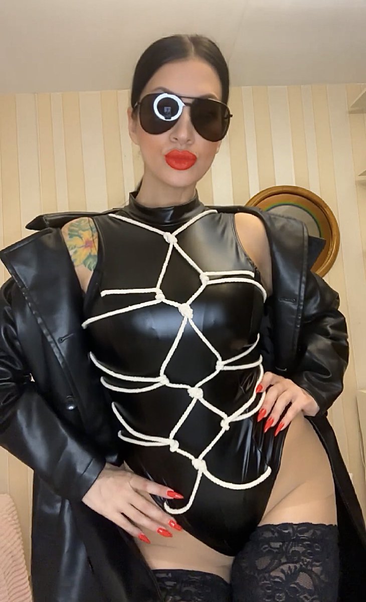 I ruin you slowly.
In leather.