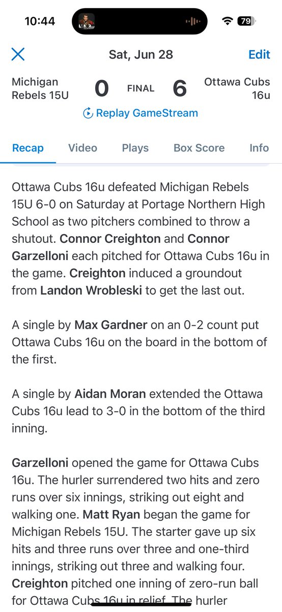 Ottawa Cubs Baseball tweet media