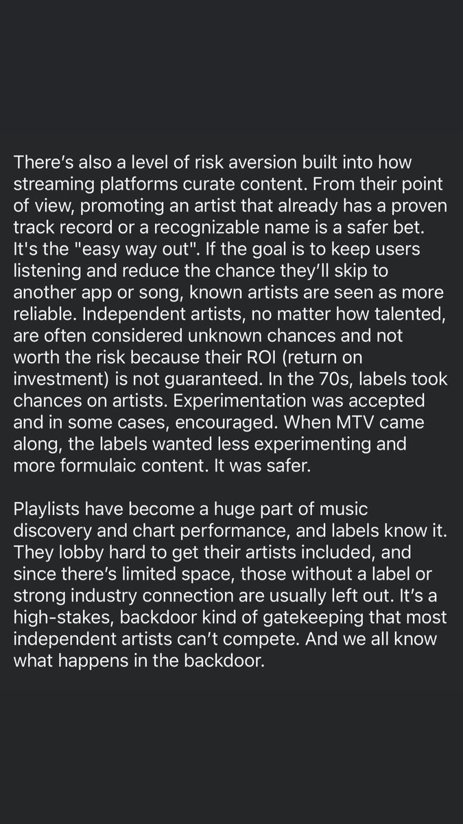 LoNero's tweet photo. Wonder why you can’t get any traction as an independent artist? Here’s why. 

#music #streaming #musicians #musicianstruggle #amazonmusic #spotify #youtubemusic #tidal #applemusic https://t.co/Q0BrAWMdl0
