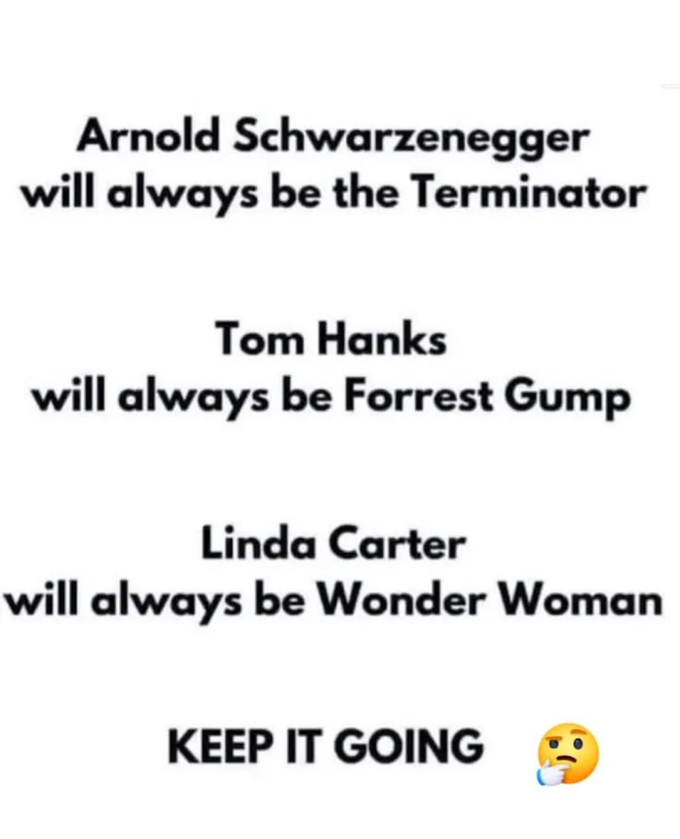 Robert Downey Jr as Tony Stark/Iron Man
Hugh Jackman as Logan / Wolverine
ScarJo as Black Widow
Keanu Reeves as John Wick
and...
Michael Keaton as Batman! 😄
Who else you got?!