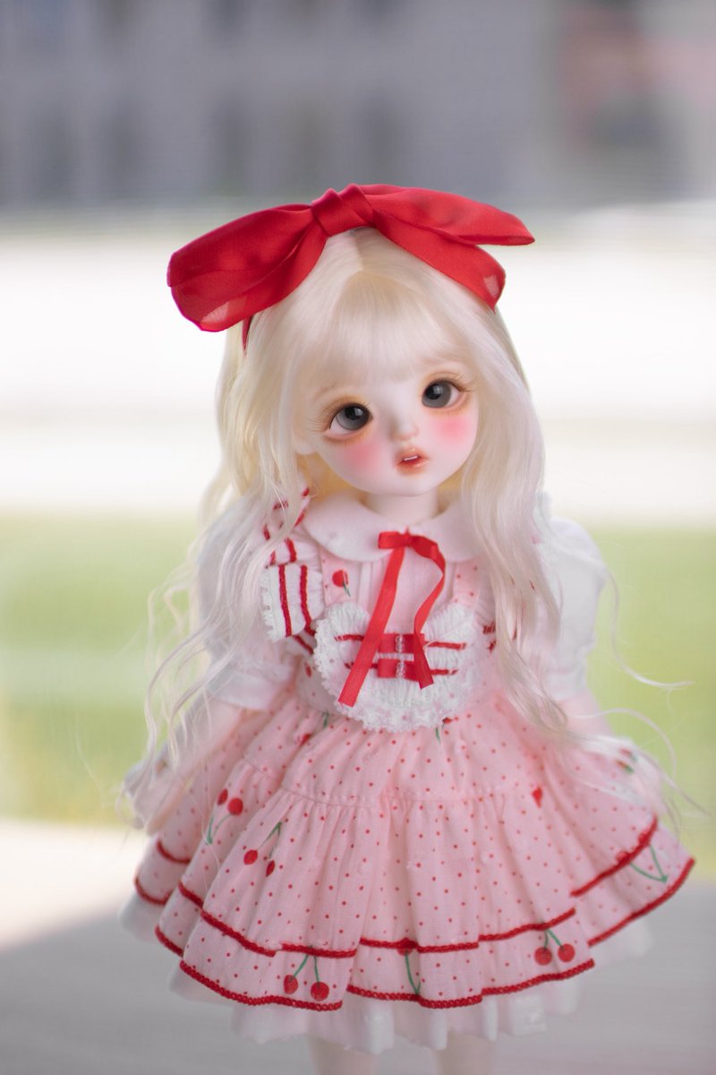 bjd_binee0801's tweet photo. 리본이 메이크업 받고 왔어요ㅎㅎ 🍒🌸 https://t.co/RUKs3wGu9J
