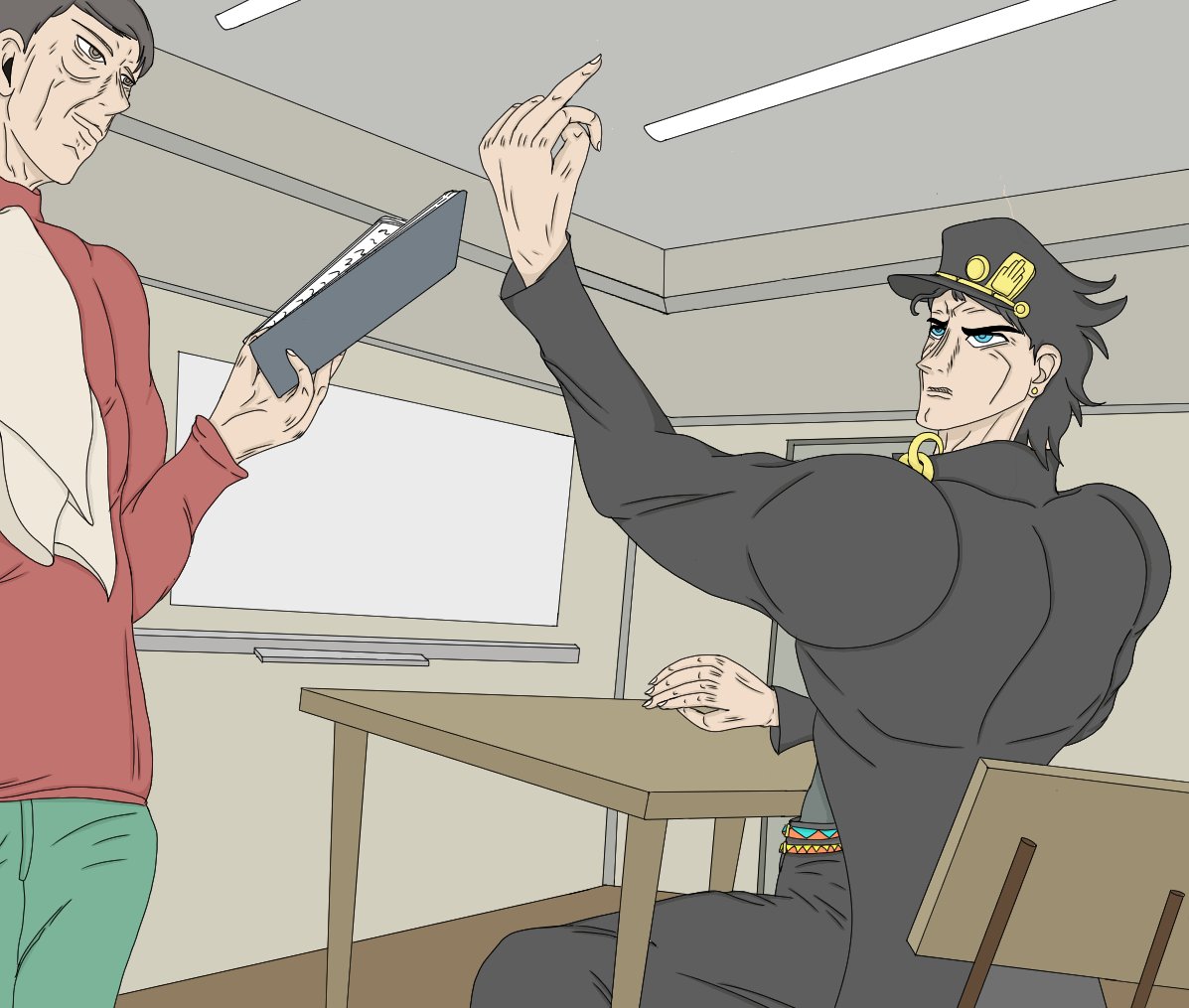 W_Dante003's tweet photo. Fanart de Jojo's 

#JOJO #JoJosBizarreAdventure #jojofanart #jojo夢 #JotaroKujo #JOTARO #fanart https://t.co/yLi7JtklKp
