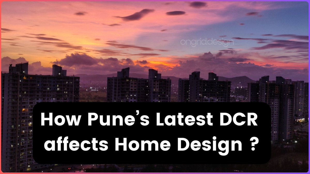 ongriddesign's tweet image. "Designing in Pune isn't just about aesthetics—it's a delicate dance with development control regulations. Discover how our architects transform FSI limits and setback rules into opportunities for innovative, sustainable living spaces. #SmartArchitecture #PuneDesign…