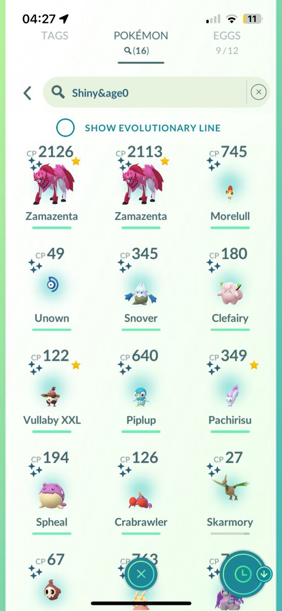 bibellarke's tweet photo. @REVERSALx7 These are my highlights! Unfortunately, we’re in the middle of a heat wave here with 38°C so I didn’t play as much as I wanted, but I’m still happy with my haul! Especially the 2 shiny special background Zamazenta ✨ https://t.co/I4eHLAq8Q2